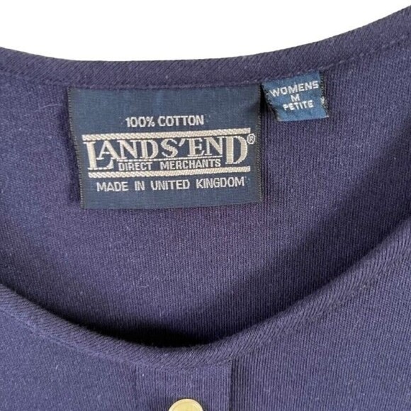 Lands End Navy Knit Midi Dress Size Medium P NWT - Picture 5 of 6